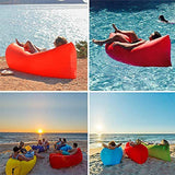 Outdoor Lazy Inflatable Sofa Inflatable Lounger Sleeping Bag Portable Soft Ultralight Down Beach Equipment Camping Air Bed