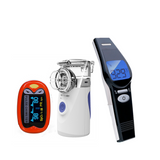 Medical Infant Finger Pulse Oximeter Mini Handheld Silent Inhale Nebulizer ousehold Infrared Thermometer Blood Oxygen Saturation