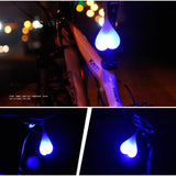 Cycling Tools Silicone Bike Bicycle Back Rear Tail Cycling LED Light Heart Ball Egg Safe Lamp Bicycle Lights Bicycle Accessories