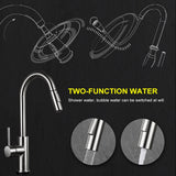 Touch Inductive Kitchen Faucets Kitchen Hot Cold Water Mixer 360 Rotation Pull Out Handle Faucet Mixer Tap Torneira Da Cozinha