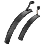 Telescopic Folding Bicycle Fender Taillight Mountain Road Bike Adjustable Mudguard Front Rear Wings For Bicycle Bike Parts