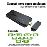 Video Game Console 64G Built-In 10000 Games Retro Handheld Game Console Wireless Controller Game Stick For PS1/GBA