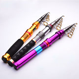 Telescopic Fishing Rod High Quality 1.5m-3.6m Winter Fishing Short Pole Long Throw Sea Fishing Boat Fishing Rod Mini Fishing Rod