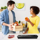 220V/110V Vacuum Sealer Packaging Machine  Household Food Vacuum Sealer Film Sealer Vacuum Packer Including 10Pcs Bags
