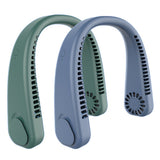 Portable Neck Fan Hands-free Bladeless Fan Wearable Fan Leafless Rechargeable Headphone Design 3rd Gear Wind Speed