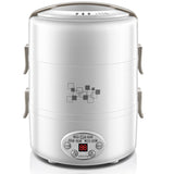 Zk30 Multifunction Electric Rice Cooker Smart Appointment 3 Layers Stainless Steel Heating Cook Lunch Box Container Steamer 220V