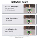 5 in 1 Multifunction Wall Metal Detector Depth Search for Metal Wood Studs Live Wire Detection Wall Scanner Electric Box Finder