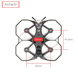 FPV Drone Replacement Propeller Guard for iFlight ProTek35 Analog 3.5inch 151mm Cinewhoop Racing Drone Frame Kit Parts