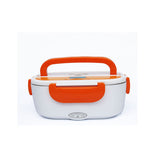 Portable Car Truck Electric Heating Lunch Box Travel Food Warm Heater Storage Container Stainless Steel Rice Cookers Box Warmer