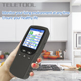 DM106A Portable Multi-Function Gas Detector PM2.5 Formaldehyde(HCHO) Air Quality Monitor Analyzer Meter Dust Sensor USB Charge