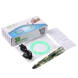 Digital Display Intelligent 3D Printing Pen High Temperature 3D Graffiti Painting Pens With Led Display Educational Toys Gift