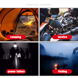 1PC Portable Super bright Safety LED Emergency Work Light COB 80 LED Magnetic Car Inspection Repair Handheld Work Lamp Hangable