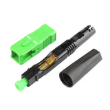 100PCS Supply pre-embedded FTTH SCAPC single fiber optic SCAPC quick connector FTTH Fiber Optic Fast Connector Free shipping