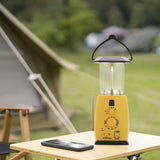Solar Dynamo Multi-Functional 4-Way Powered Emergency Hand Crank FM Radio LED Camping Lantern Flashlight Phones Charger