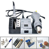 New YOUYUE 8786 110V 220V 2 in 1 Portable Hot Air Gun BGA Rework Solder iron Station Hot Air Blower Heat Gun + Many Gifts
