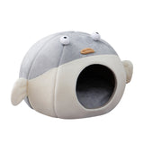 Sweet Cat Bed Warm Cat Nesk Round Pets Sleeping Cave Kitten Beds And Houses Soft Kitten Lounger Cushion Cat's Accessories