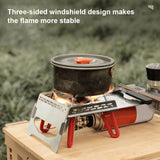 Folding Stove Table Home Heat Insulation Cooking Desk Outdoor Camping Burner Bracket Picnic Portable Hiking Stainless Steel