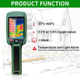JD-108 160*120 Infrared Thermal Imager Portable Color Digital Display Heating Detector Handheld Temperature Imaging Camera