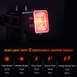 ENLEE Bicycle Front/Rear Light IP66 Waterproof Taillight Bike Night Light Cycling Safety Lamp for MTB Bikes Light Bicycles