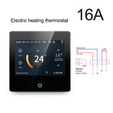 APP Remote Control WiFi Smart Thermostat Voice Control Energy Saving Temperature Controller 9 Languages Water Electric Heating