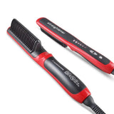 HQT-908B Hair Straightener Durable Electric Straight Hair Comb Brush Fast Heated Ceramic Hair Straightening Brush EU/US Plug