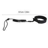 Stand Up Paddle Board Coiled Spring Leg Foot Rope Surfing Leash Flexible Leg Ropes With Board Rope For Surfboard