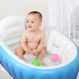 Portable Baby Bathtub Inflatable Outdoor Swimming Pool Bottom Cushion Keep Warm Folding Baby Bathroom Supplies Accessories