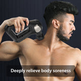 Massage Gun Deep Tissue Electric Massager Therapy Neck Body Foot Leg Shoulder Pain Relief Relaxation Fitness Shaping
