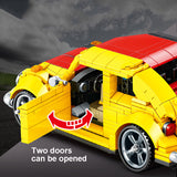 Technical Series Mechanical Beetles Car Model Building Blocks City Vintage Classic Vehicle MOC Bricks Educa Toys Boys Adult Gift