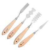 10pcs/set Stainless Steel Painting Palette Knife Oil Paint Spatula Scraper for Artist Acrylic Paintings Tools
