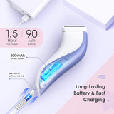 Women Electric Razor For Women Cordless Lady Shaver Long Battery Life Fast Charging Girl Electric Razor With 3-1 Shaving Blade