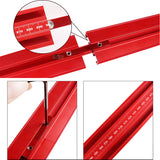 Parallel Rail Guide System Aluminium Alloy Circular Saw Track Set Fixed Guide Rail Bracket For Track Saw Track Repeatable Cuts