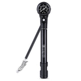 300PSI Bike Fork Pump with Gauge Bicycle Tyre Inflator Fits for Presta Schrader Valve Manual Changing air pump bicycle