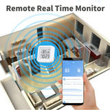 Tuya WiFi Temperature and Humidity Sensor Thermometer for Home Automation for Smart Home Work For Alexa Google Home