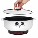 26cm 3.6L Electric Cooker Mini Hot Pot Boiler Multifunction Steamer Pot Dormitory Skillet Cookware Kitchen Cooking Appliance