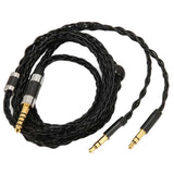 Headphone Cable 8 Core Balanced 4.4mm to Dual 3.5mm Earphone Cable Replacement For MDR Z7 Z1R for Teloon D7200 D600 D9200
