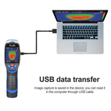 Thermal Imaging Camera Infrared Thermal Imager Humidity Measurement Handheld 240x320 ScreenResolution 1089P Visual Resolution