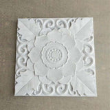 Cement Mold Pavement Stone Mold Stepping Stone Mold Reusable Concrete Mold for Patio Garden Lawn Pavement 40x40x6cm