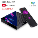 4K HD Smart Set-Top Box V8 RK3228A 2.4G WIFI Network Media Player TV Box Android Home Remote Control 3D Games