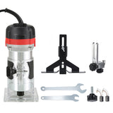 800W 30000r/min Electric Wood Trimmer Wood Router Laminate Trimmer Professional Slotting Trimming Grooving Machine