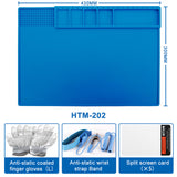 ESD Heat Insulation Work Mat Soldering Station Iron Welding Repair Pad Magnetic Work Heat-resistant Mat BGA Insulator Platform