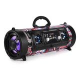 2022Portable Bluetooth-compatible Speaker Column Outdoor Wireless Speaker Music Stereo Subwoofer Speaker Move KTV 3D Sound FM