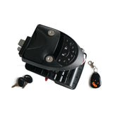 RV Keyless  Lock, Black Remote Control Lock Latch Handle Keyless Entry Keypad, Key Fobs Replacement  for Boat Motorhome
