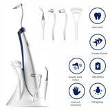 5 in 1 High Frequency Ultrasonic Dental Scaler Vibration Sonic Tooth Cleaner Remove Stains Tartar Scraper Teeth Whitening Polish