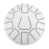 8 Inch Steel Tongue Drum 11 Notes Handpan Drum with Drum Mallet Finger Picks Drum Bag Percussion Instrument for Meditation Yoga