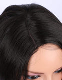 Wig female long curly hair big wave black chemical fiber wig headgear