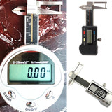 Professional 3 in 1 Venier- Caliper Gem Diamond Gauge Jewel Measurer Thickness Gauge 0-25mm 0.01mm Stainless Steel