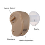 Hearing Aid for The Elderly Mini Size Inner Ear Invisible Hearing Aid Volume Adjustable Hearing Aids Ear Sound Amplifier