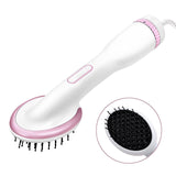 Electric hair comb 2 - in - 1 multi - functional tourmaline ceramic hair dryer dry and wet 10 section adjustment anion straight