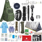 Outdoor Wilderness Survival Gear Survival Kit Camping First Aid Kit SOS Multifunct Survival Supplies Gift For Husband,Boyfriend